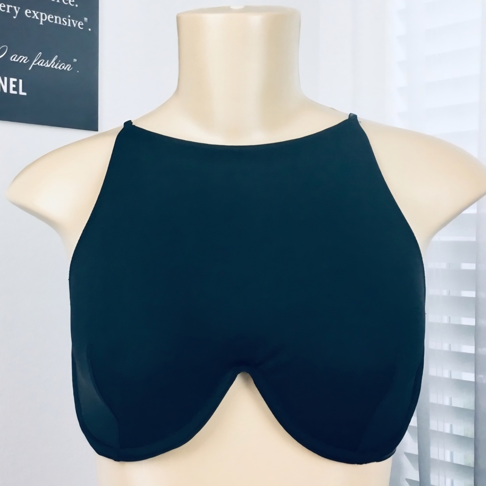 34D/75D Victoria's Secret Black High-Neck Bra